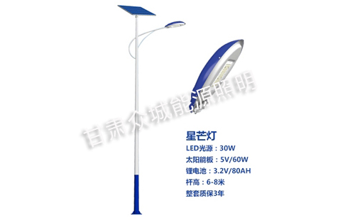 华亭太阳能路灯核心技术参数解读